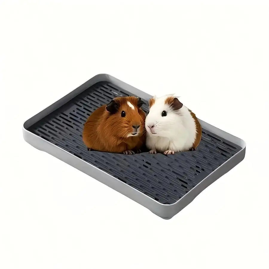 Small Pet Corner Litter Box Toilet Tray – Rabbit, Guinea Pig, Ferret, Hamster & Bunny Potty Training Toilet Box
