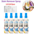 Portable Stain Remover Spray for Laundry and Fabric – Oil, Food, Pet and Candle Stain Cleaner 120ml
