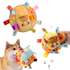 Interactive Ball Dog Toy with Handle – Bite-Resistant Tug & Fetch Training Toy