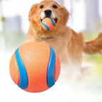 Dog Fetch Ball Toy – Tough Rubber Chew & Elastic Jumping Ball for Large, Medium and Small Dogs
