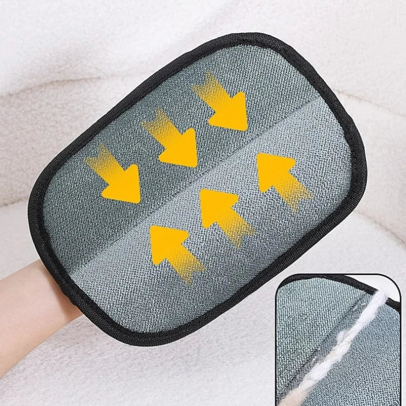 Pet Hair Remover Gloves – Washable Grooming & De-Shedding Mitt for Cats & Dogs (15×20cm)