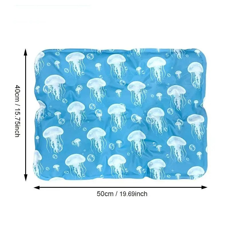 Pet Cooling Ice Mat for Dogs and Cats – Non-Toxic Self Cooling Pad, Leak-Proof Summer Cooling Bed for Indoor & Outdoor Use