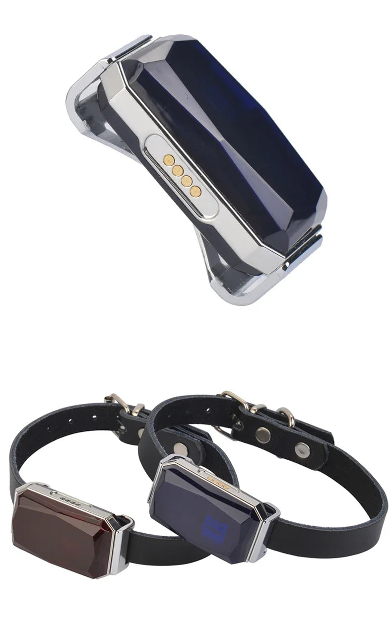 Pet Collar Mini GPS Tracker, GSM Wifi LBS Anti-lost Tracker Pet Location Collar IP67 Waterproof for Pet Dog Cat Sheep Tracking