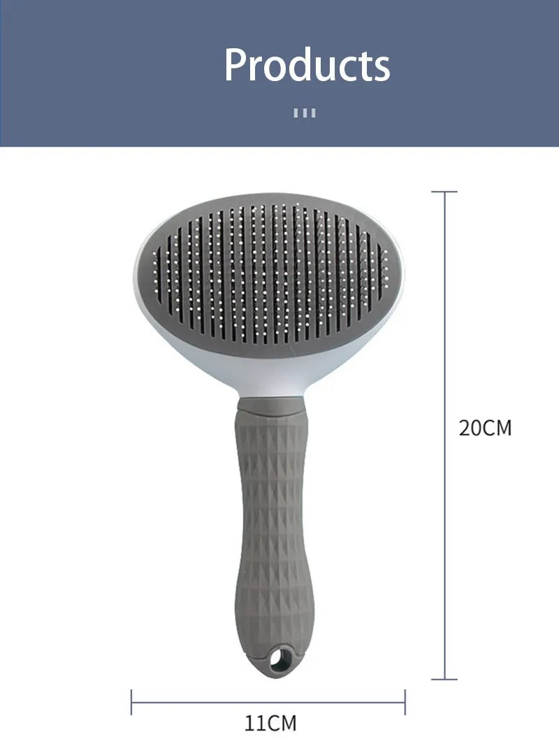 Pet Hair Remover Slicker Brush for Dogs & Cats – Grooming & Deshedding Tool