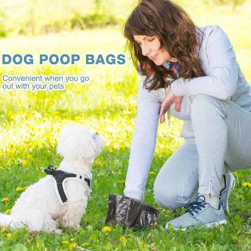 150 Count Dog Poop Bags with Bone Dispenser – Pet Waste Bag Refill Set