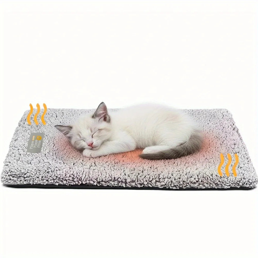 Winter Warm Pet Mattress for Dogs and Cats | Non-Slip Washable Cozy Bed Mat for Small to Large Pets