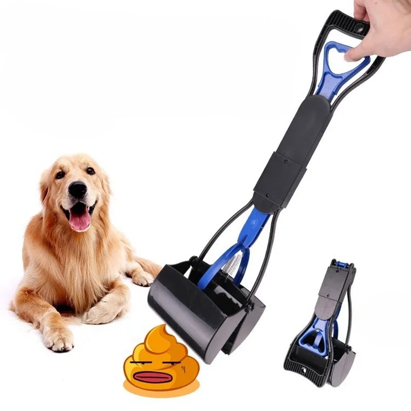 Dog Pooper Scooper with Long Handle – Easy Clean Pet Waste Picker Tool