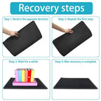 Non-Slip Waterproof Double Layer Cat Litter Mat – Washable Pet Litter Catcher Pad for Clean Home