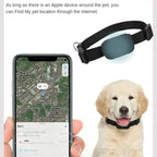 Smart Pet GPS Tracker Collar for Dogs & Cats | FindMy App Compatible Anti-Lost Locator for iOS & Android
