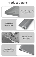 Pet Placemat Cat Dog Drinking Feeding Placemat Feeder Mats Cat Feed Mat Dog Food bowl Mat Silicone Waterproof Pet Bowl Pad