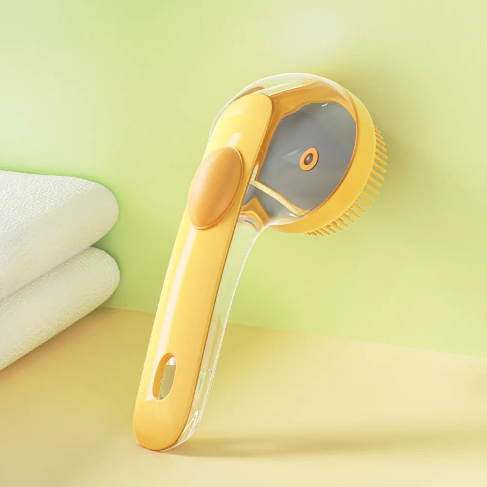 Pet Bath Brush for Dogs & Cats | Massage Grooming Shampoo Scrubber Tool