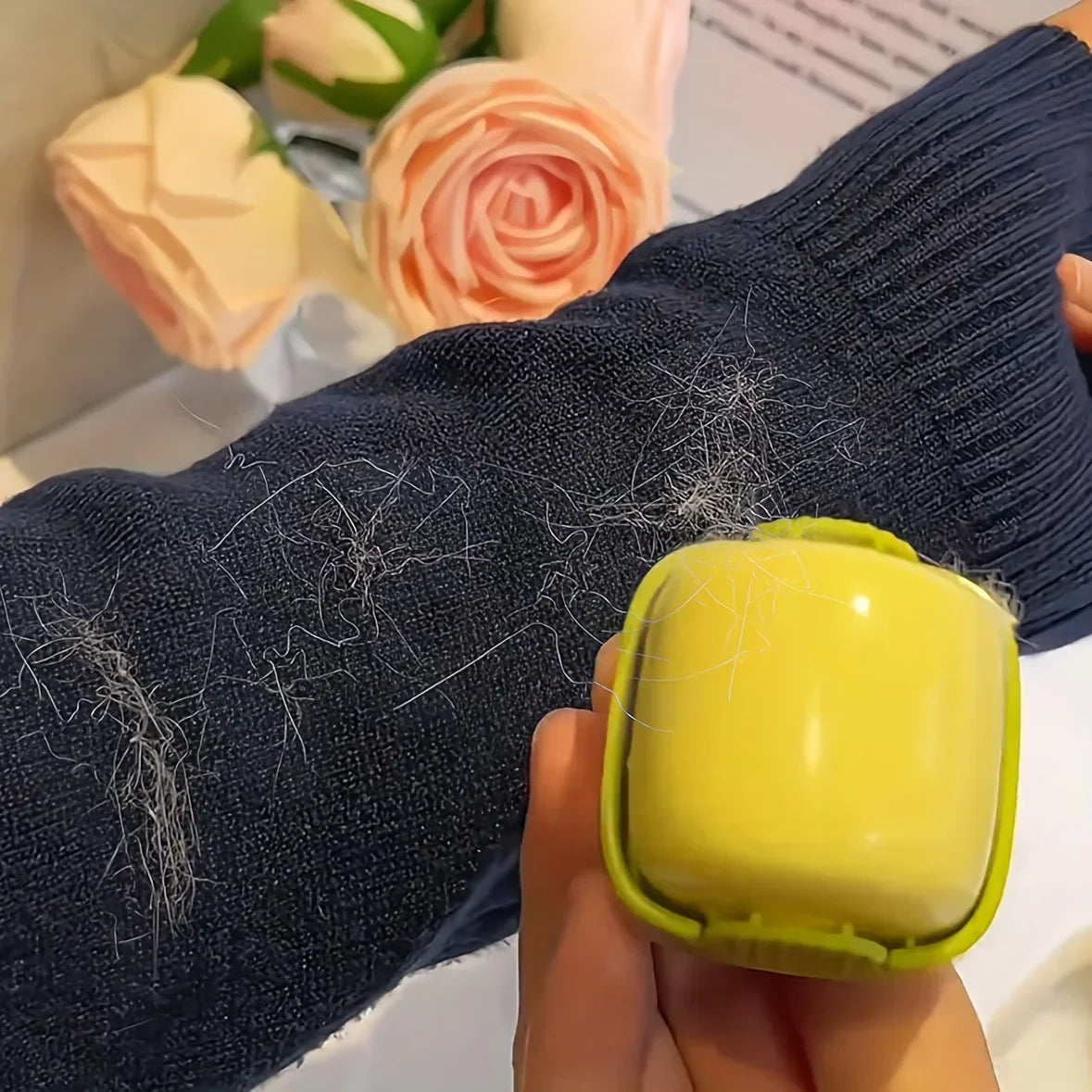 Washable Lint Roller for Pet Hair – Portable Reusable Fur Remover for Clothes, Sofa & Bed