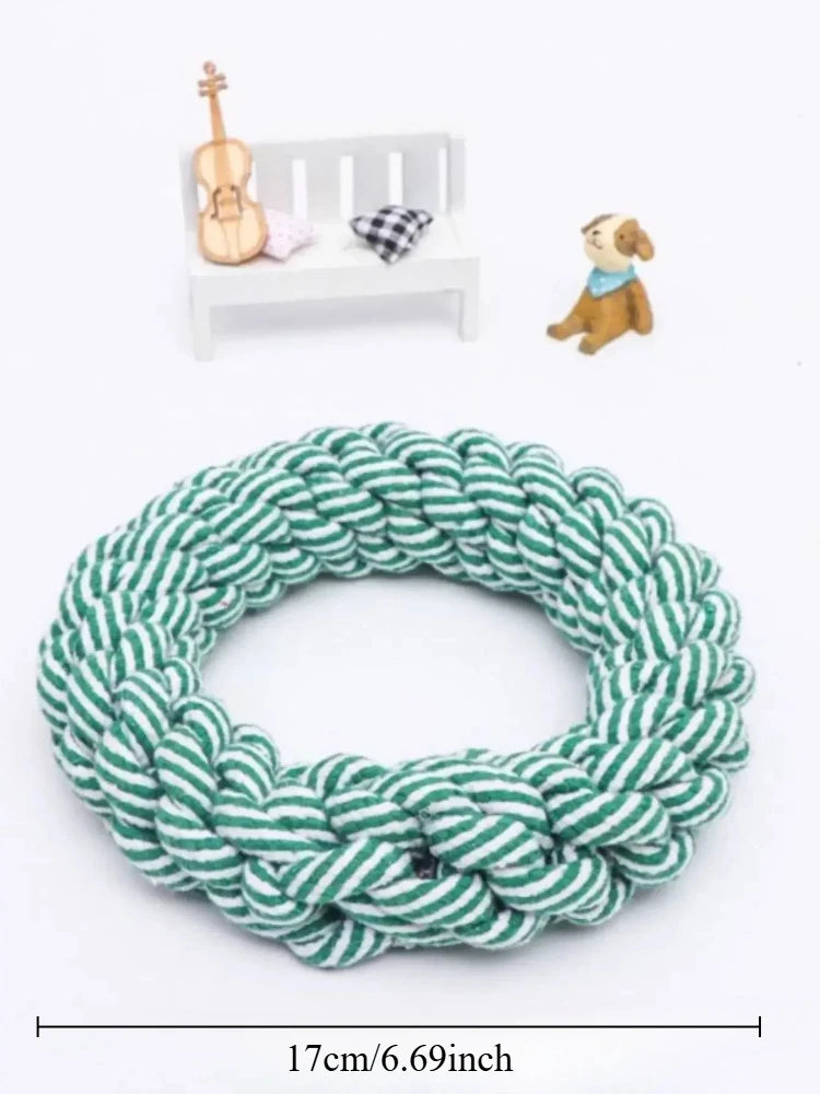 Durable Pet Dog Rope Toy – Bite Resistant Interactive Chew Toy for Medium and Large Dogs