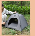 Tent Shape Cat Beds Removable Convenient Storage Pet Bed Portable Outdoor Travel Sunshade Cat and Dog Tent Pet Essentials