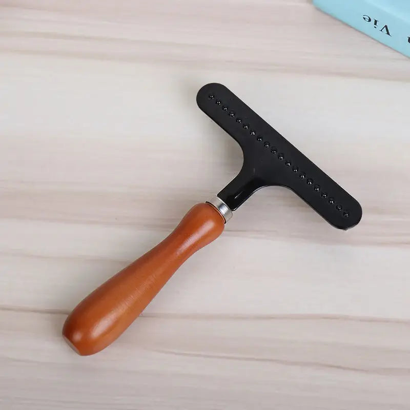 Pet Undercoat Rake Deshedding Tool | Wooden Handle Dog & Cat Grooming Brush