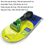 Dog & Cat Deshedding Grooming Brush | Undercoat Hair Remover Comb for Long & Short Hair