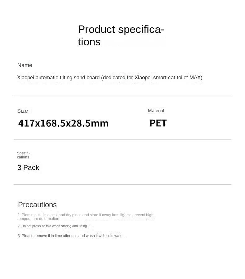 Original PETKIT Cat Litter Box Filter Mesh 3PCS for PURA MAX Automatic Self-Cleaning Cat Litter Box – Replacement Sand Pouring Plate Filter Screen Accessories