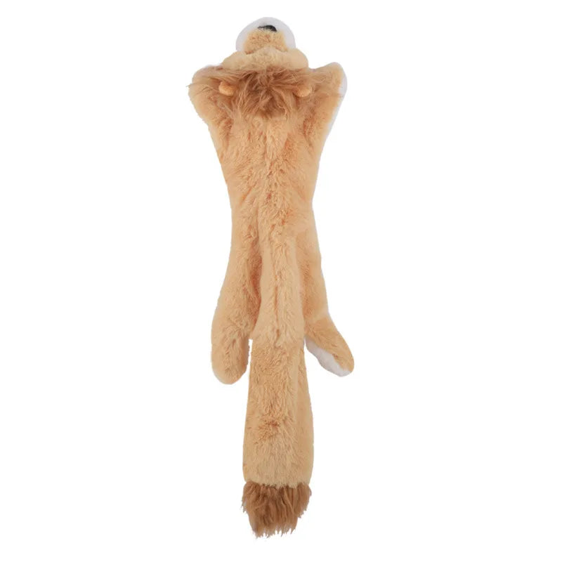 Plush Dinosaur Dog Toy with Squeaker – Interactive Chew Toy for Small Dogs & Cats
