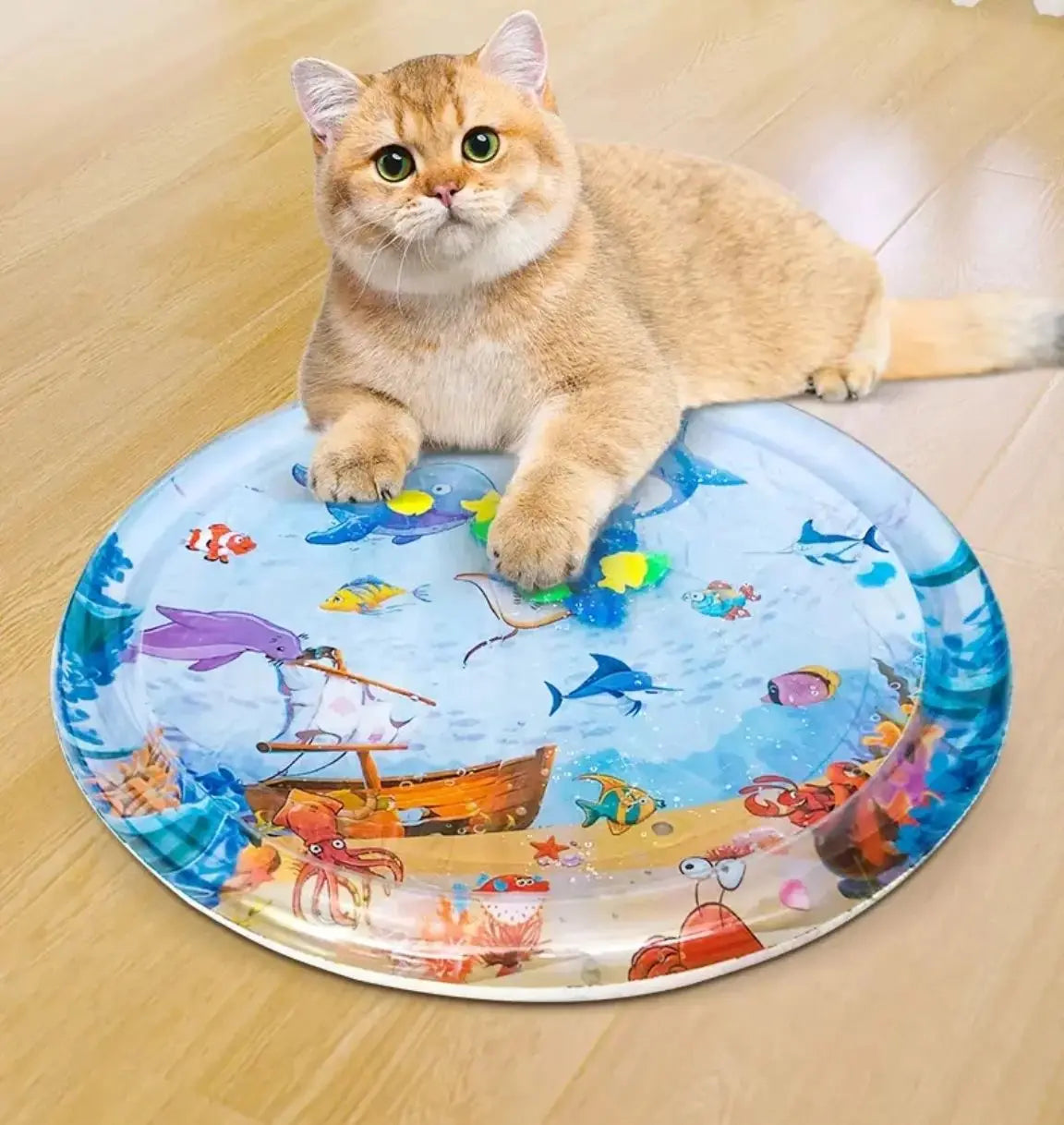 Summer Cooling Pet Water Bed Cushion Water Sensory Inflatable Play Mat Pet Cleaning Cooling Mat Pet Supplies Top Quality Cool