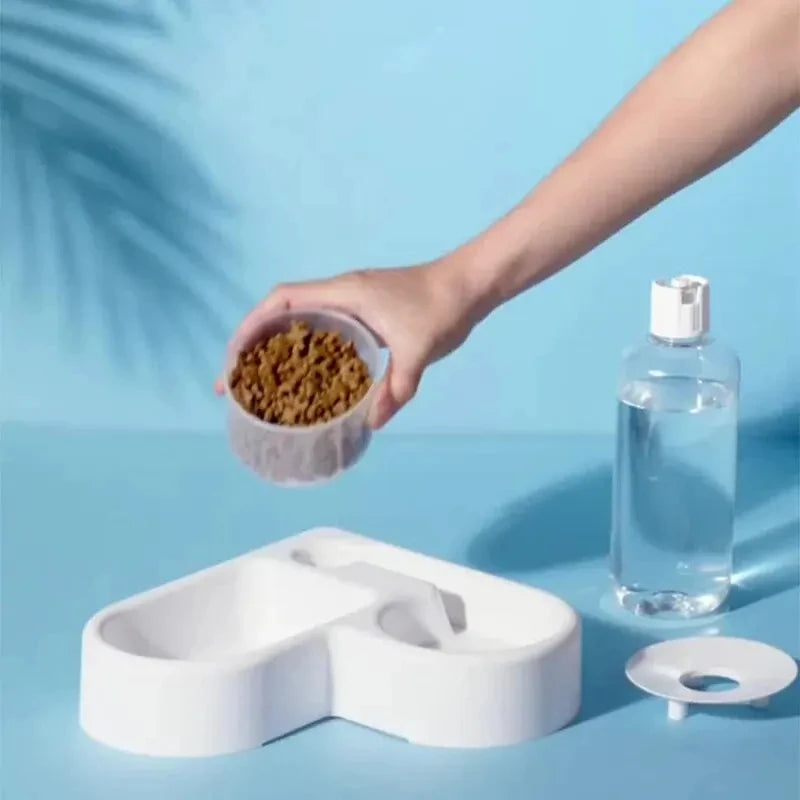 Multi-Functional Pet Bowl – Dual Food & Water Feeder for Dogs & Cats