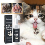 Pet Paw Foam Cleaner 100ml – No-Rinse Dry Shampoo for Dogs & Cats with Brush, Deep Cleaning Paw Dirt & Mud Remover