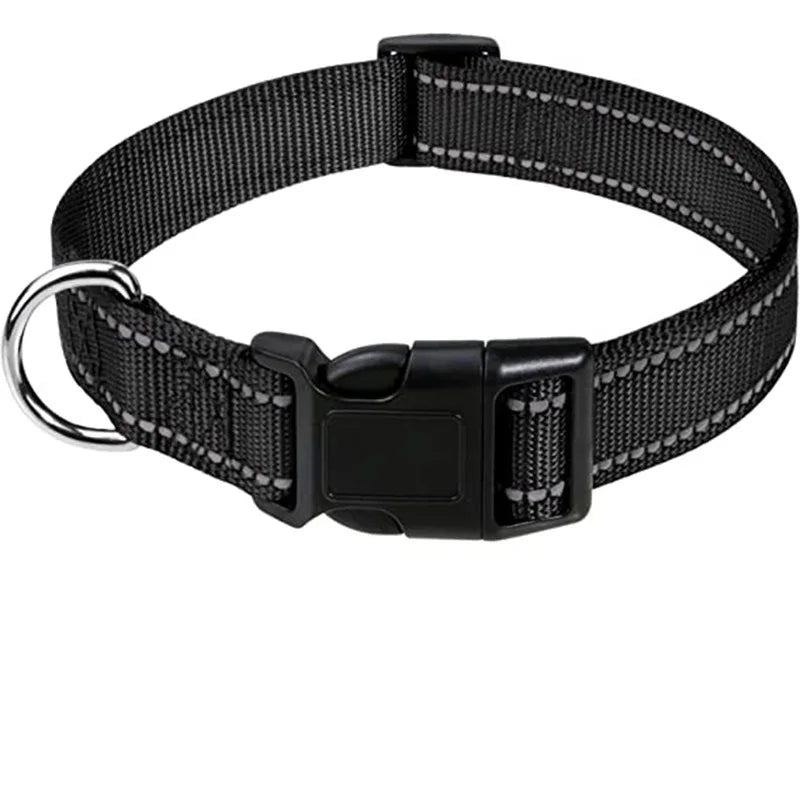 Decorative Choker Dog Collar for Small Puppies – Adjustable Nylon Pet Neck Collar