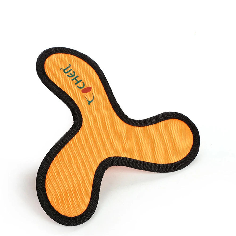 Oxford Cloth Dog Flying Disc Toy – Bite Resistant Interactive Frisbee for Fetch, Training & Outdoor Play
