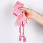 Octopus Plush Rope Dog Toy – Bite Resistant Interactive Squeaky Chew Toy for Small Medium Large Dogs
