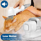 Pet Grooming Vacuum Kit 2.3L | Dog Hair Vacuum & Low Noise Grooming Clipper Set