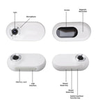 Pet Action Camera 170° Wide-Angle Pet Collar Camera Full HD 1080P Supports Memory Cards USB Rechargeable Portable For Dogs