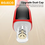 ROJECO Electric Pet Nail Grinder – Rechargeable Dog & Cat Nail Trimmer with LED Light, 7-Speed Adjustable Quiet Paw Grooming Tool