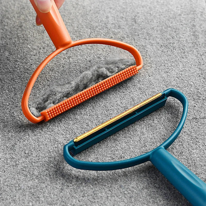 Portable Double-Sided Lint Roller Remover – Pet Hair & Fabric Shaver for Clothes, Sofa & Carpet