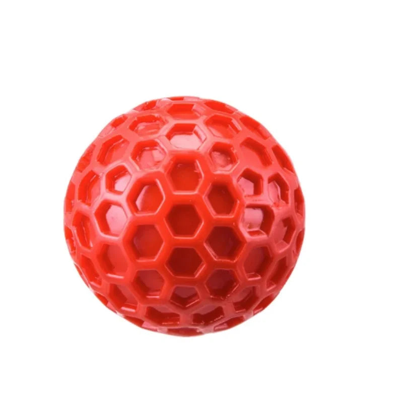 Indestructible Rubber Ball Dog Toy – Interactive Chew & Teeth Cleaning Toy