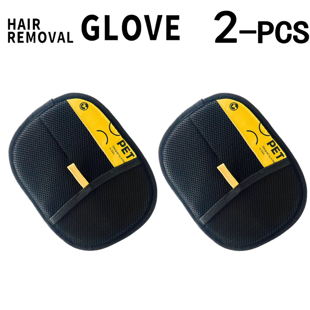 Electrostatic Pet Hair Remover Gloves – Reusable 2-in-1 Grooming & Lint Cleaning Mitt for Cats & Dogs