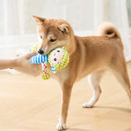 Pet Plush Puzzle Toy – Cute Animal Squeaky Chew & Teeth Cleaning Toy for Dogs & Cats
