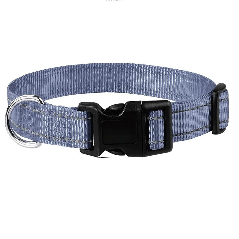 Decorative Choker Dog Collar for Small Puppies – Adjustable Nylon Pet Neck Collar