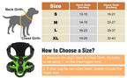 LED Glowing Luminous Dog Harnesses Essential for Dog Walking Safety At Night Dog Vest with Three LED Light Modes Rechargeable
