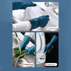 Waterproof Cleaning Gloves with Fleece Lining for Kitchen Bathroom and Household Cleaning