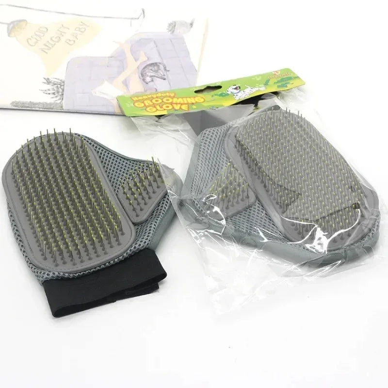 Pet Grooming Glove for Dog and Cat Hair Removal Deshedding Bath Massage Brush