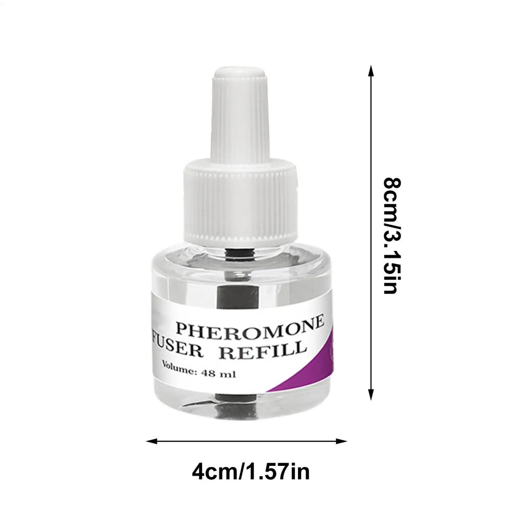Cat Calming Pheromone Diffuser with Refill Liquids | Relaxing Stress Relief Aid for Indoor Cats EU/UK Plug