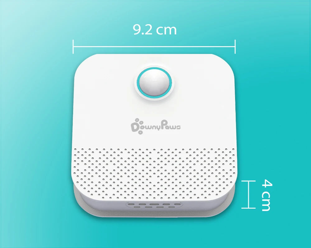 DownyPaws Smart Cat Odor Purifier 4000mAh – Rechargeable Litter Box Deodorizer and Pet Air Purifier