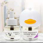 Cat Pheromone Plug-In Diffuser Kit with 30-Day Refill | Calming Stress Relief and Relaxation for Indoor Cats