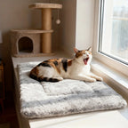 Reversible Plush Winter Pet Bed Mat for Small Animals | Soft Warm Sleeping Pad for Hamsters, Rabbits and Cats