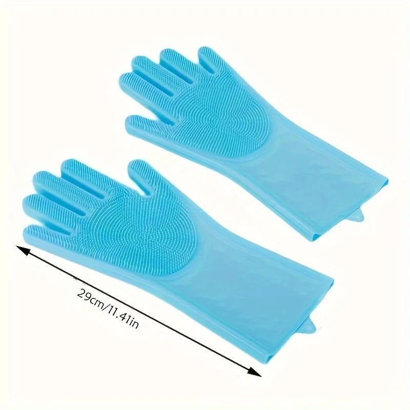 Silicone Pet Grooming Gloves for Dog and Cat Bathing Hair Removal Massage Brush