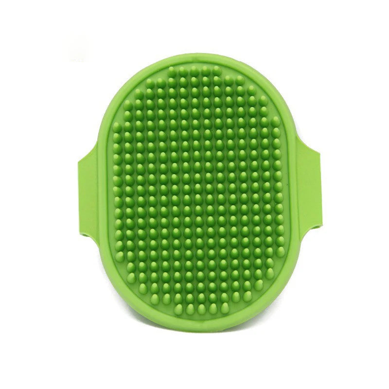 Soft Rubber Dog & Cat Bath Brush – Silicone Grooming Comb, Massage & Hair Removal Tool