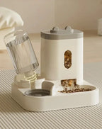 Automatic Dog & Cat Feeder with Water Dispenser – Large Capacity Food Storage Bowl