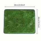 Artificial Grass Pet Lawn Mat – Washable and Reusable Dog Potty Training Grass Mat for Indoor and Outdoor Pets