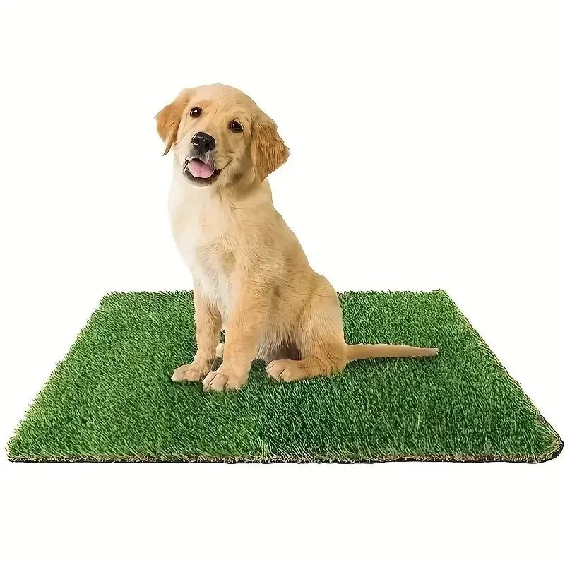 Artificial Grass Pet Lawn Mat – Washable and Reusable Dog Potty Training Grass Mat for Indoor and Outdoor Pets