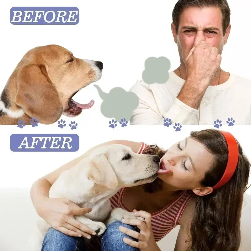 Pet Teeth Cleaning Spray 30ml – Fresh Breath Oral Care & Dental Hygiene Spray for Dogs and Cats