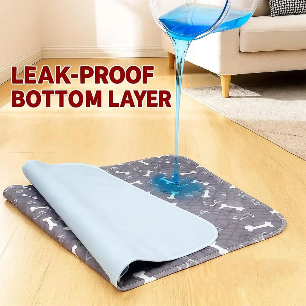 Reusable Puppy Pee Pad 60×40cm | Leak-Proof Absorbent Dog and Cat Training Mat for Home and Travel